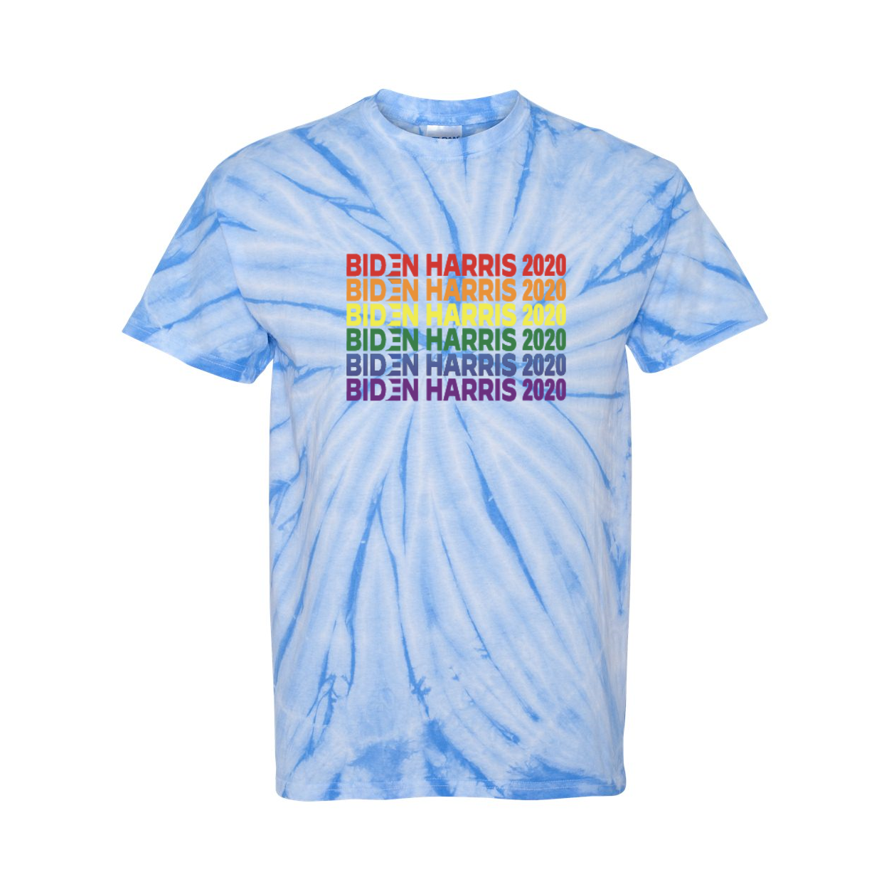 Biden Harris 2020 Pride Repeat Tie-DyeT-Shirt