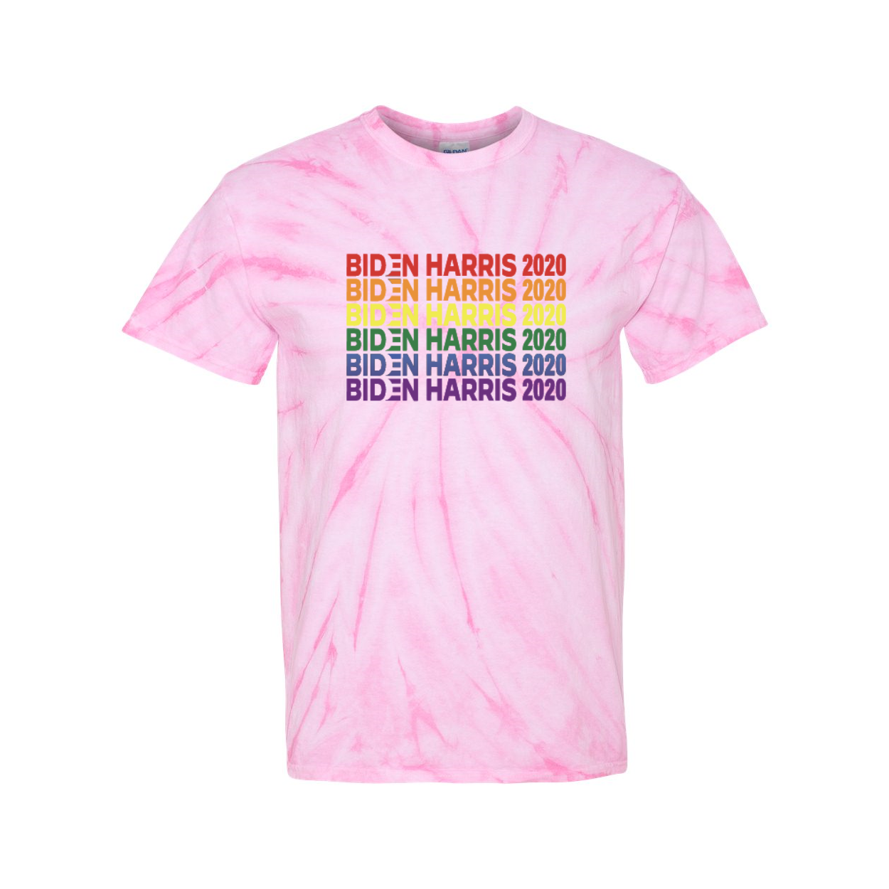 Biden Harris 2020 Pride Repeat Tie-DyeT-Shirt