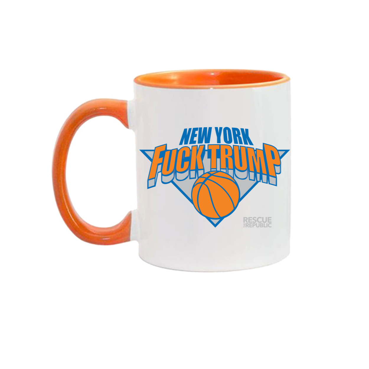 Fuck Trump NY Hoops Collectible Coffee Mug