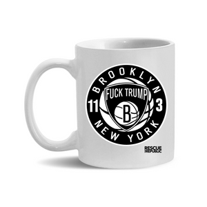 Fuck Trump Brooklyn Hoops Collectible Coffee Mug
